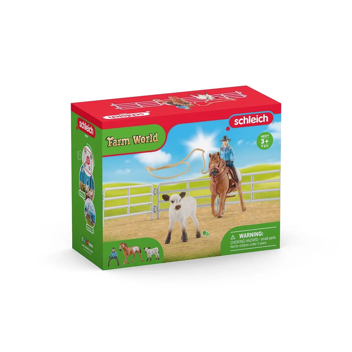 Schleich Farm World Cowgirl Team Roping Fun - Country Ways