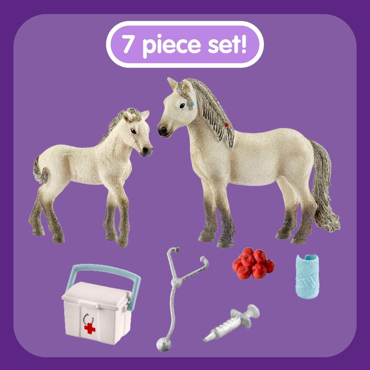 Schleich Horse Club Hannah’s First - Aid Kit Play Set - Country Ways