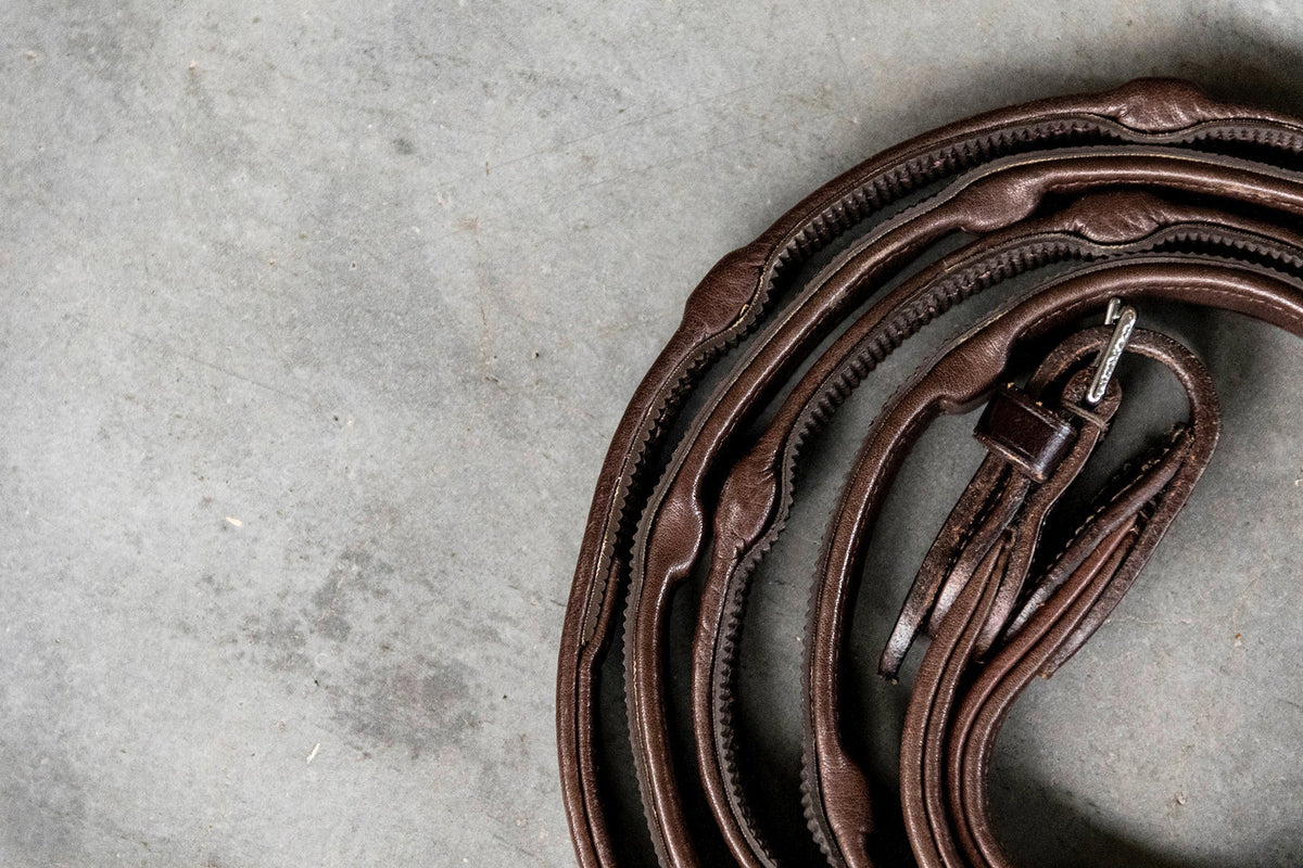 Schockemohle Durasoft Grip Reins with buckles - Country Ways