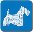 Scottish Word Art Coaster - Country Ways
