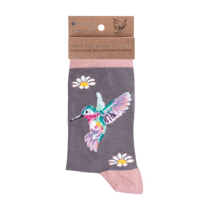Wrendale 'Wisteria Wishes' Women's Super Soft Bamboo Socks
