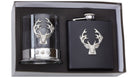 Stag Whisky Glass and Hip Flask Gift Set - Country Ways