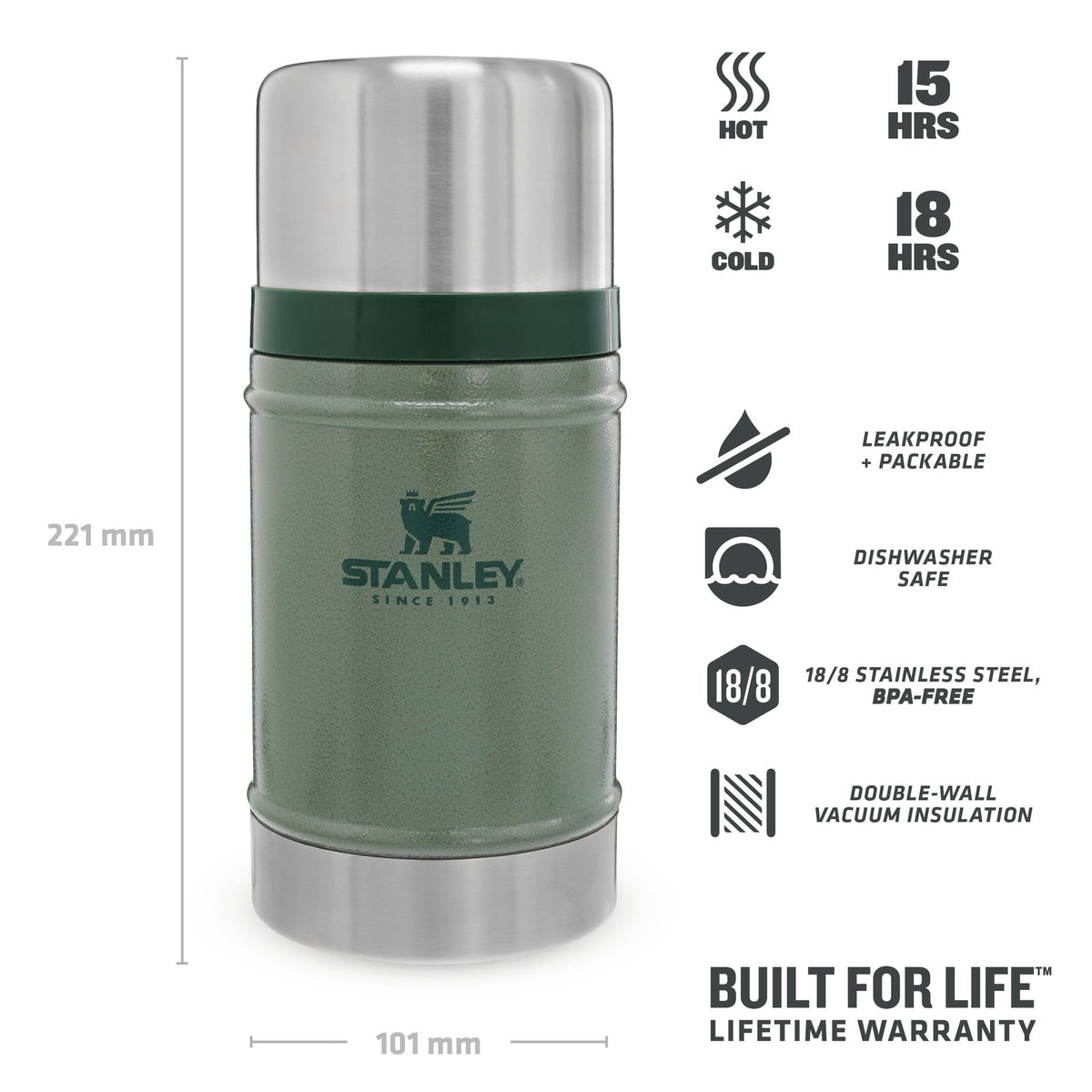 Stanley Classic Food Jar 0.70L - Country Ways