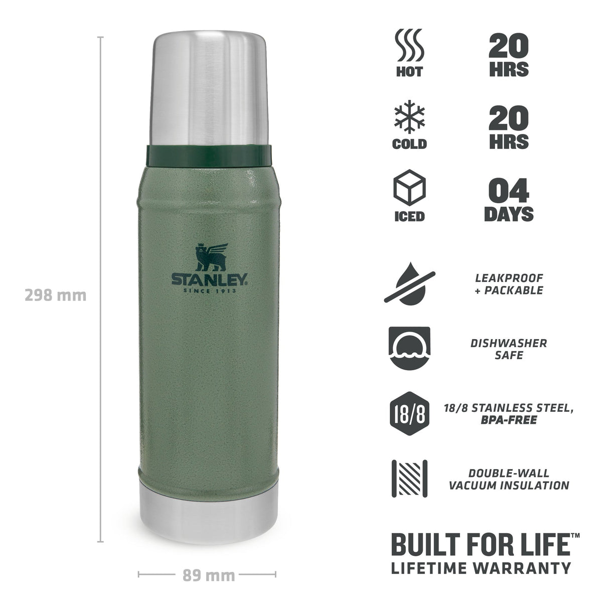 Stanley Classic Vacuum Bottle 0.75L - Country Ways