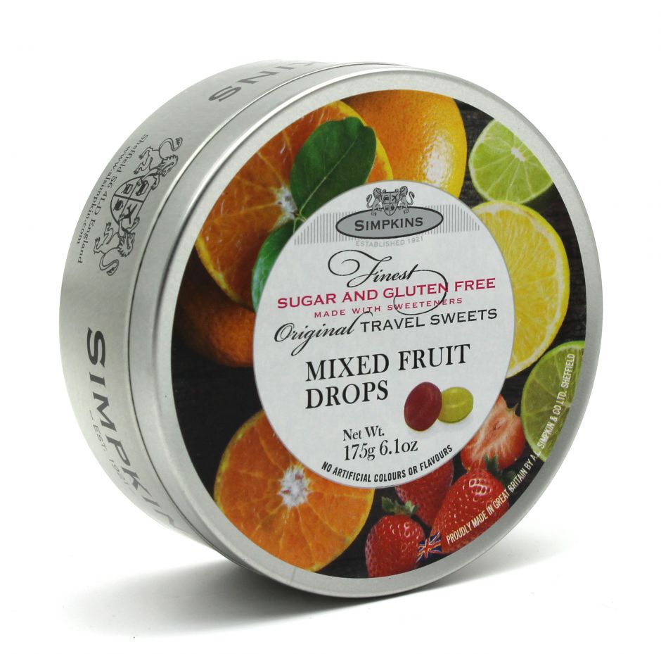 Sugar Free Mixed Fruit Drops 175g - Country Ways
