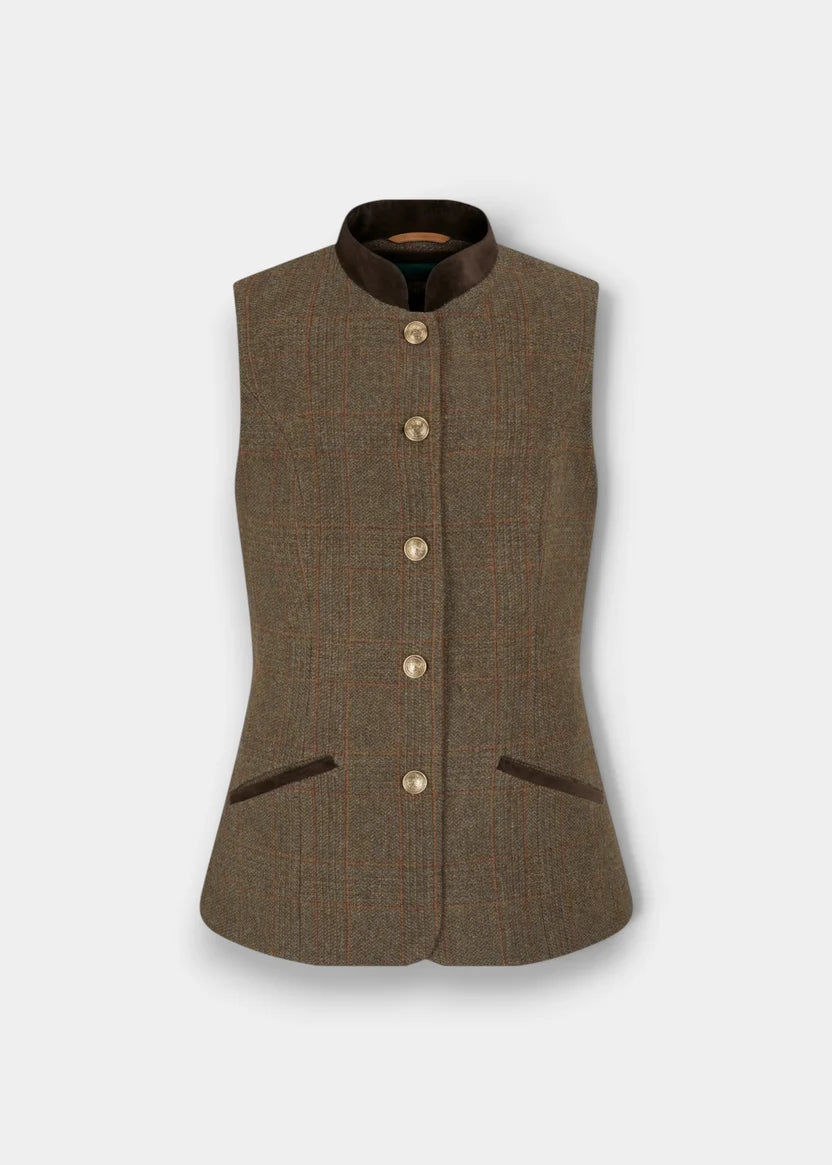 Alan Paine Women's Surrey Tweed Waistcoat