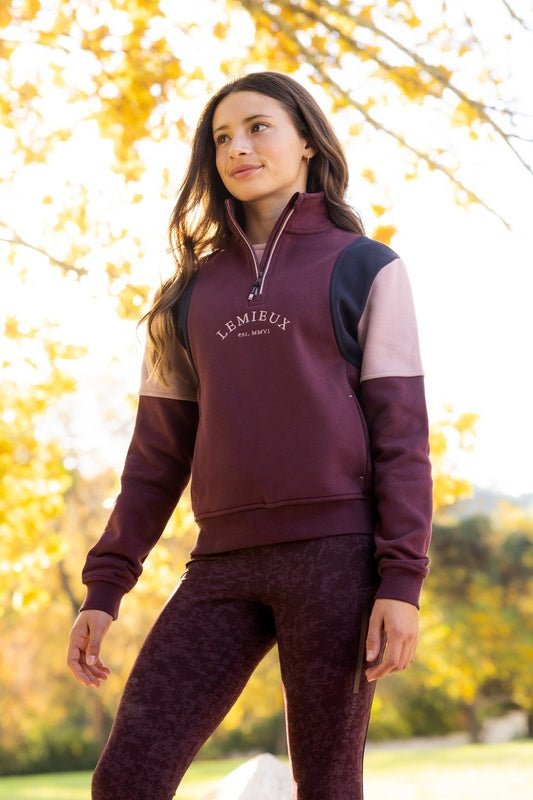 LeMieux Young Rider Viola Quarter Zip Sweater AW26