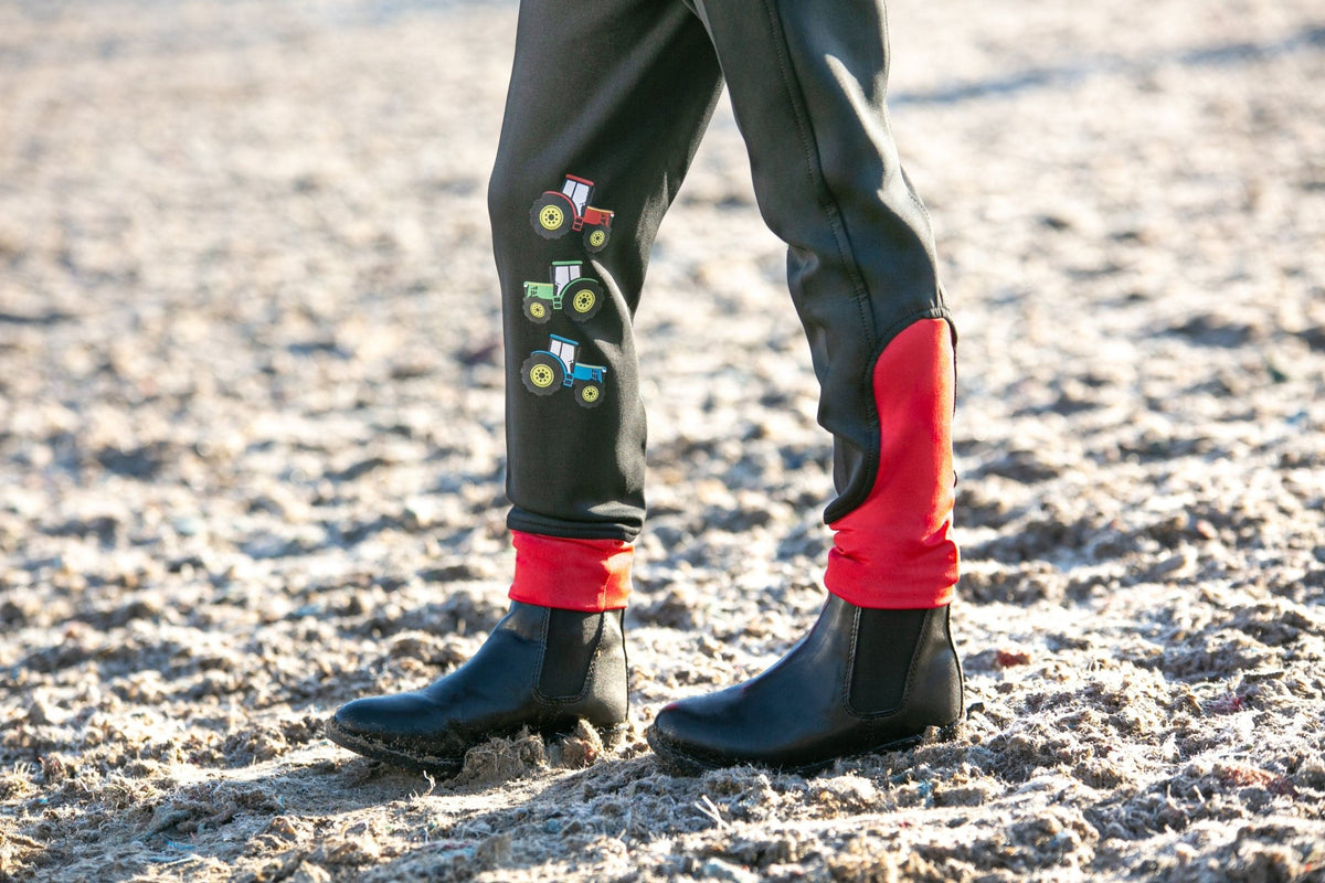 Tractor Collection Riding Tights by Little Knight - Country Ways