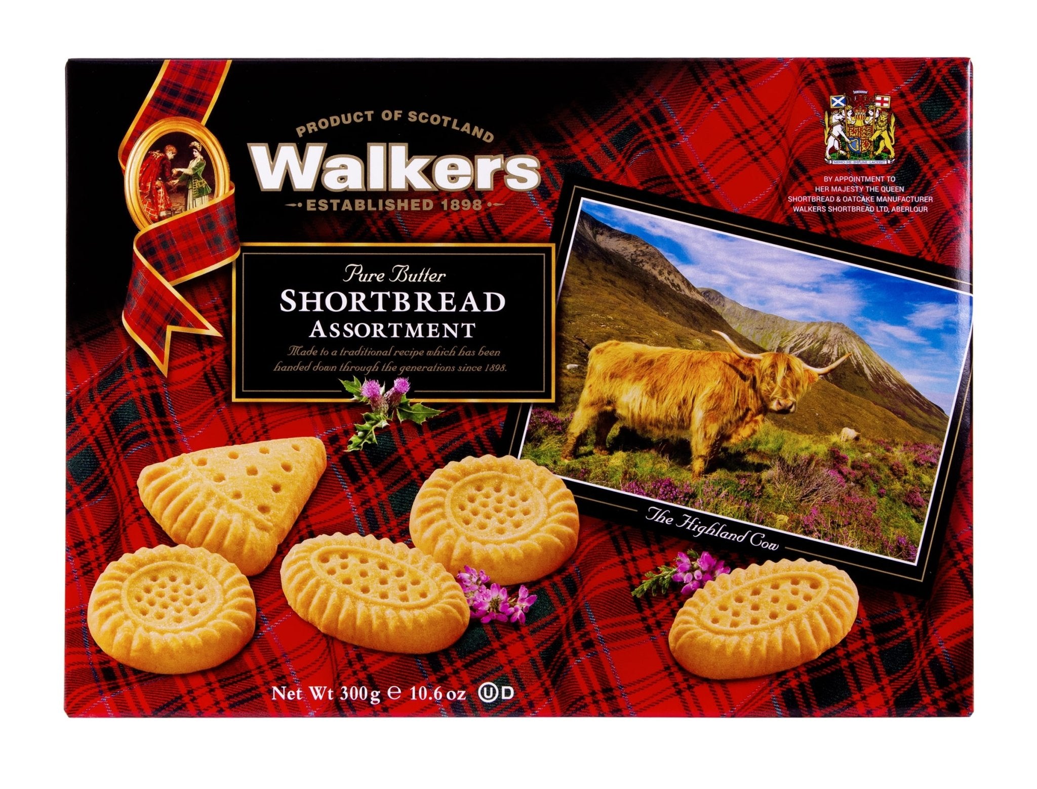 Walkers Highland Cow Assorted Shortbread 300g Promotion Box Country Ways