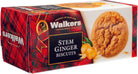 Walkers Stem Ginger Biscuits 150g - Country Ways