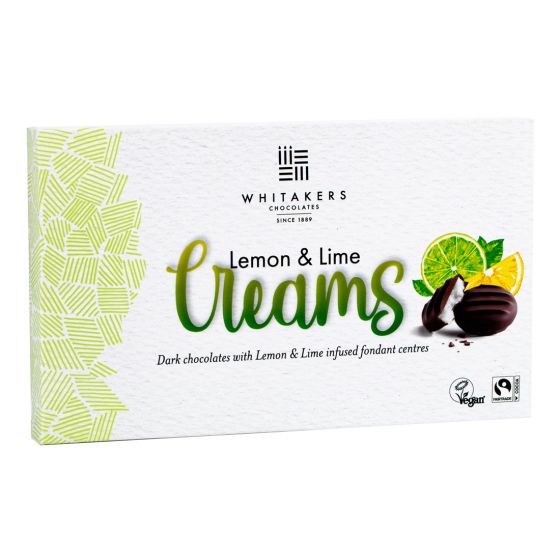 Whitakers Chocolates Lemon & Lime Crèmes 150g - Country Ways