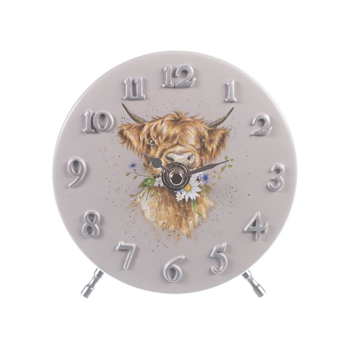 Wrendale Cow Mantel Clock - Country Ways