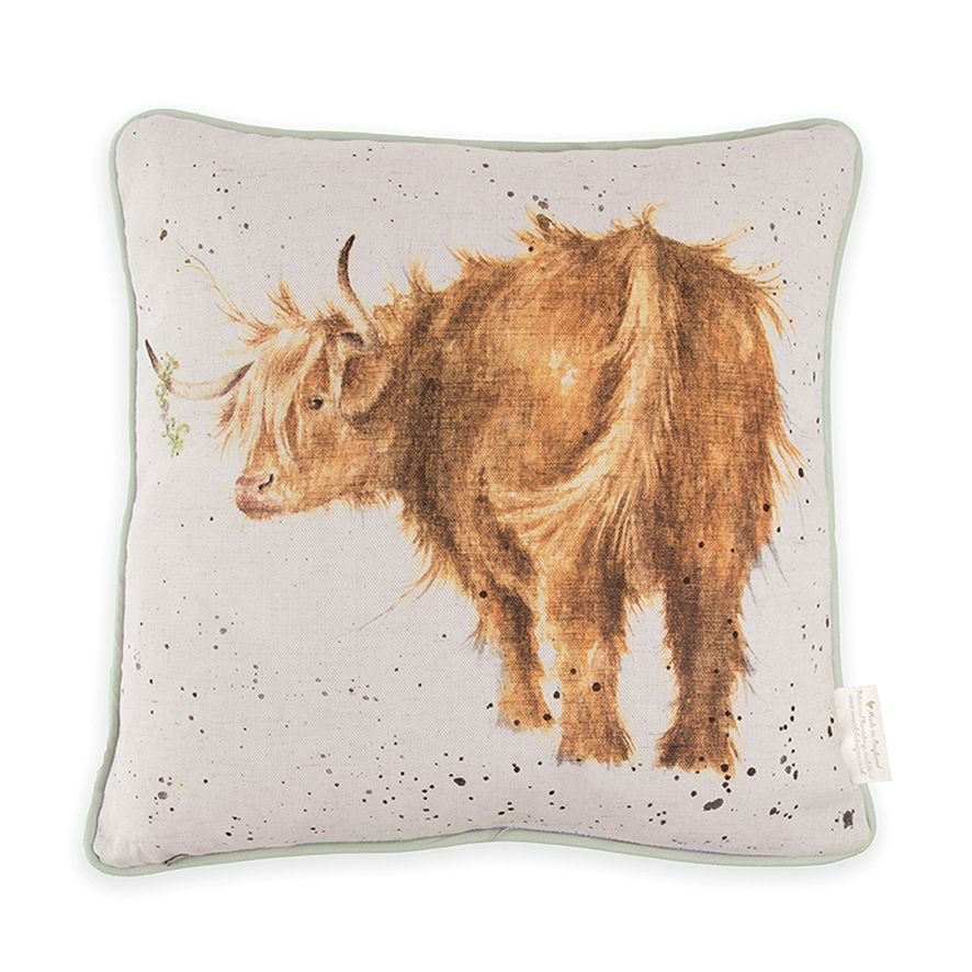 Wrendale Highland Cow Cushion - Country Ways