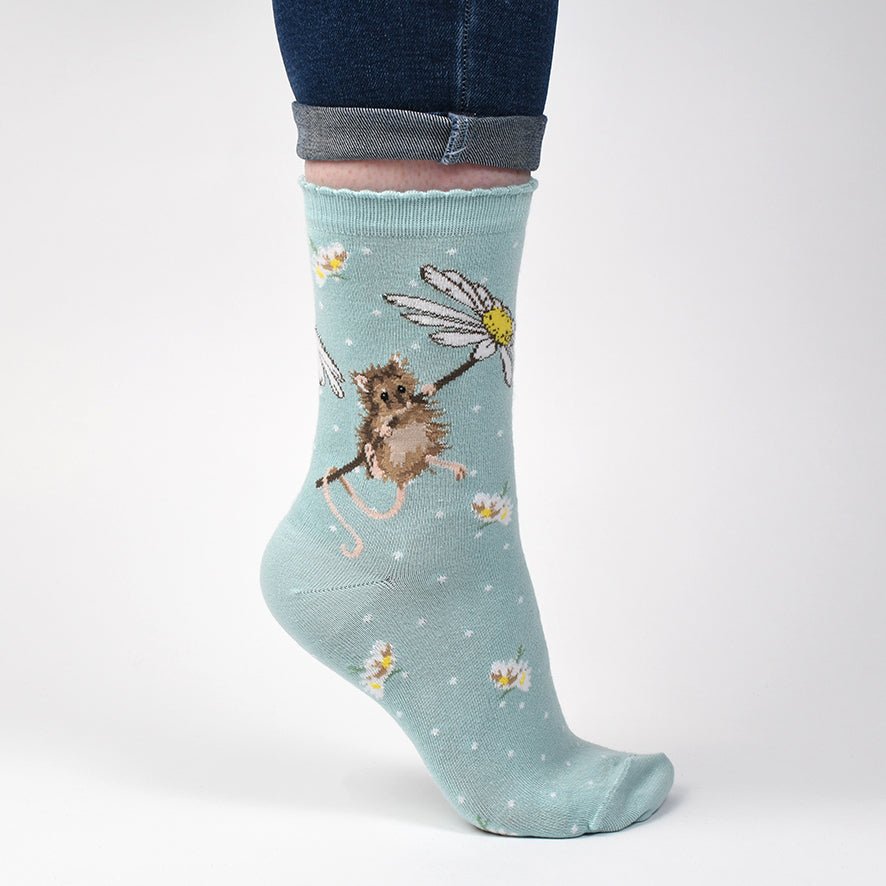 Wrendale 'Oops a Daisy' Socks - Country Ways