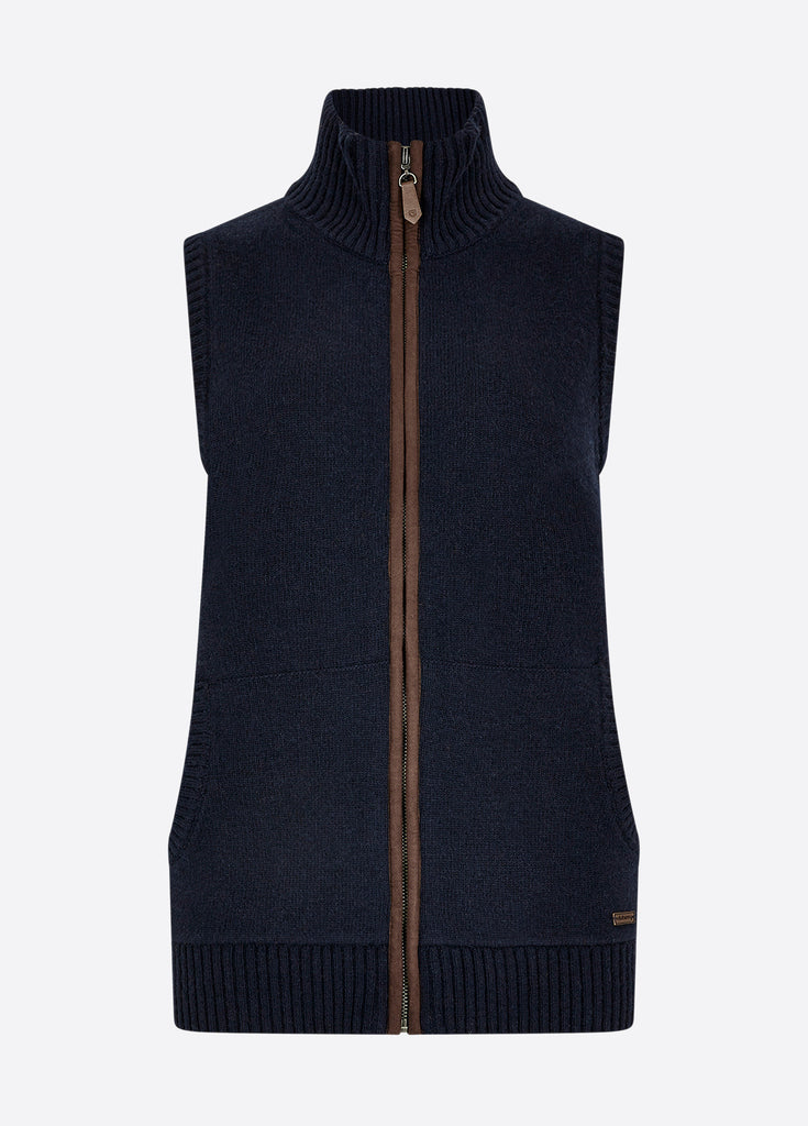 Dubarry Women's Sheedy Knitted Gilet Navy | Country Ways