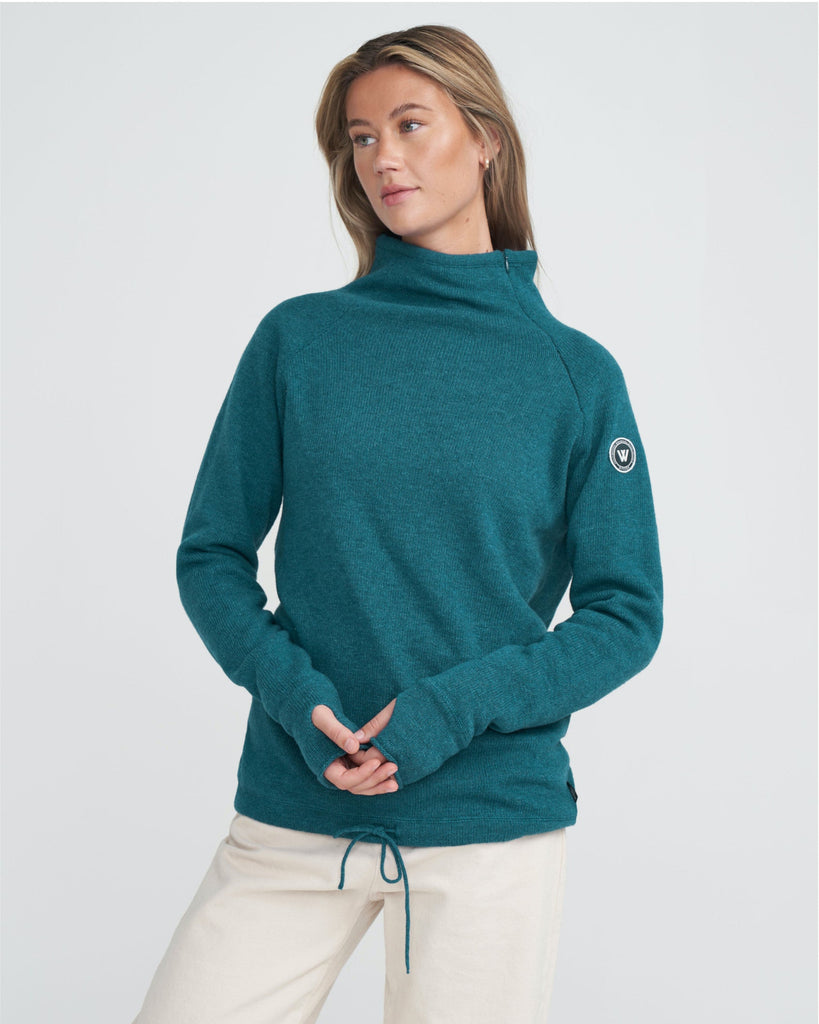 Holebrook Sweden Women's Martina Knitted Windproof Funnel Neck Sweater