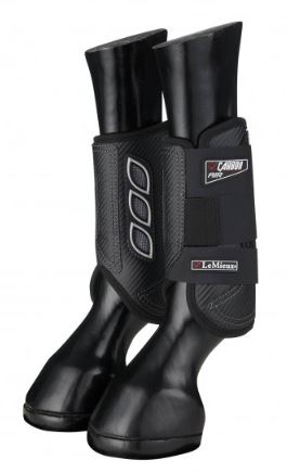 LeMeiux Carbon Air XC Boots Front Black | Country Ways