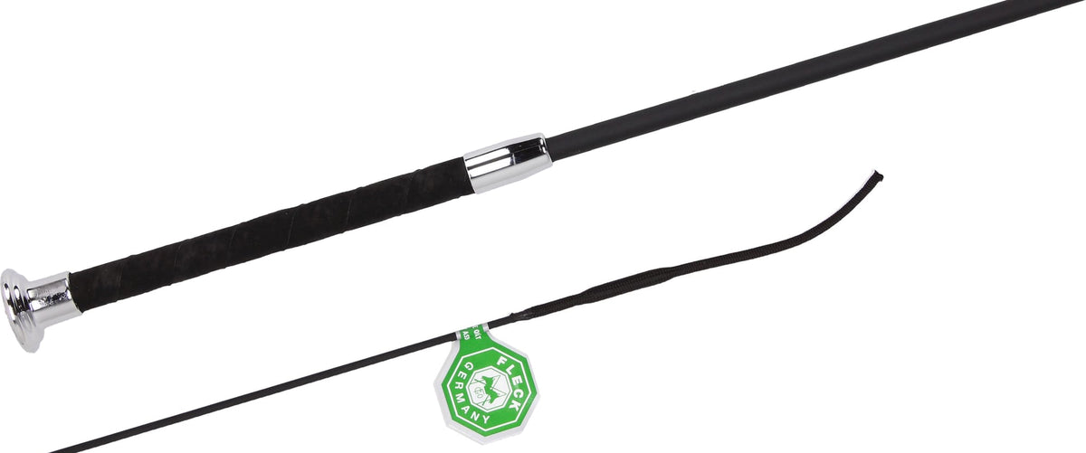 Fleck SilkTouch Premium Ultra Soft Grip Dressage Whip