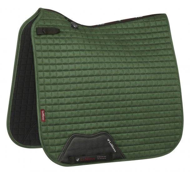 Lemieux ProSport Suede Dressage Square Hunter Green | Country Ways