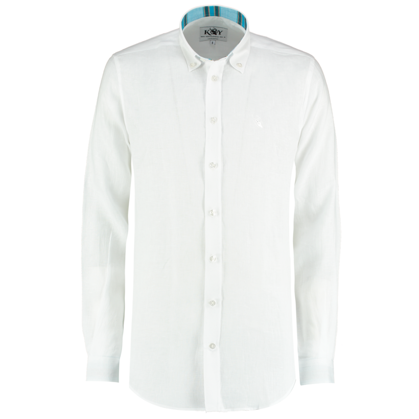 Koy Linen Shirt Luo White | Country Ways
