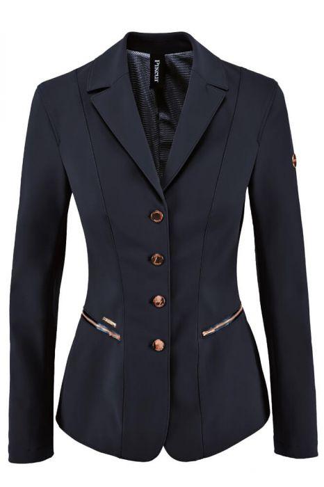 Pikeur Paulin Ladies Compitition Jacket With Ornamental Studs Navy/Rose Gold | Country Ways