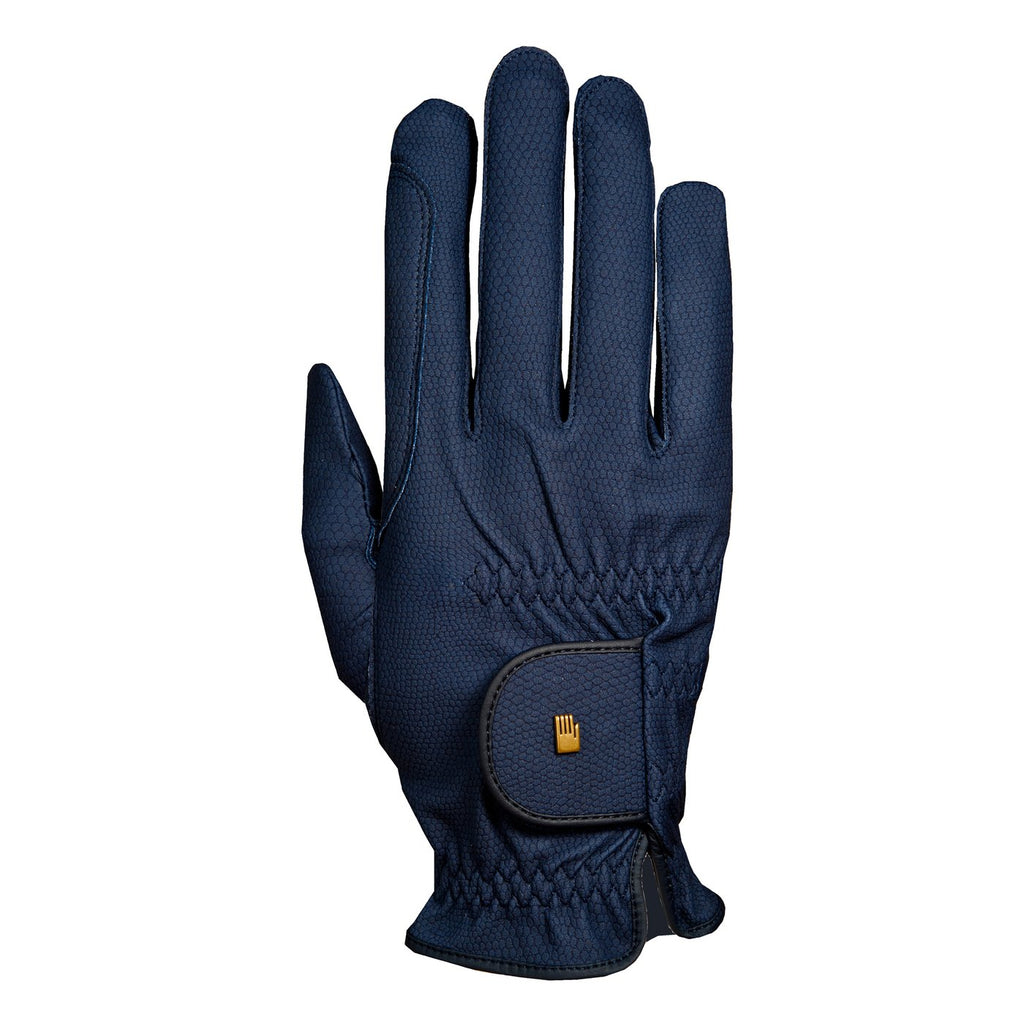 Roeckl Roeck-Grip Riding Gloves Navy | Country Ways