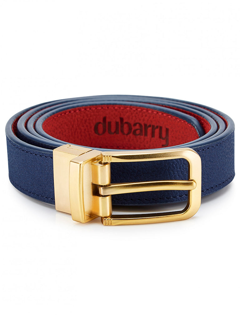 Dubarry Foynes Leather Belt Royal Blue | Country Ways
