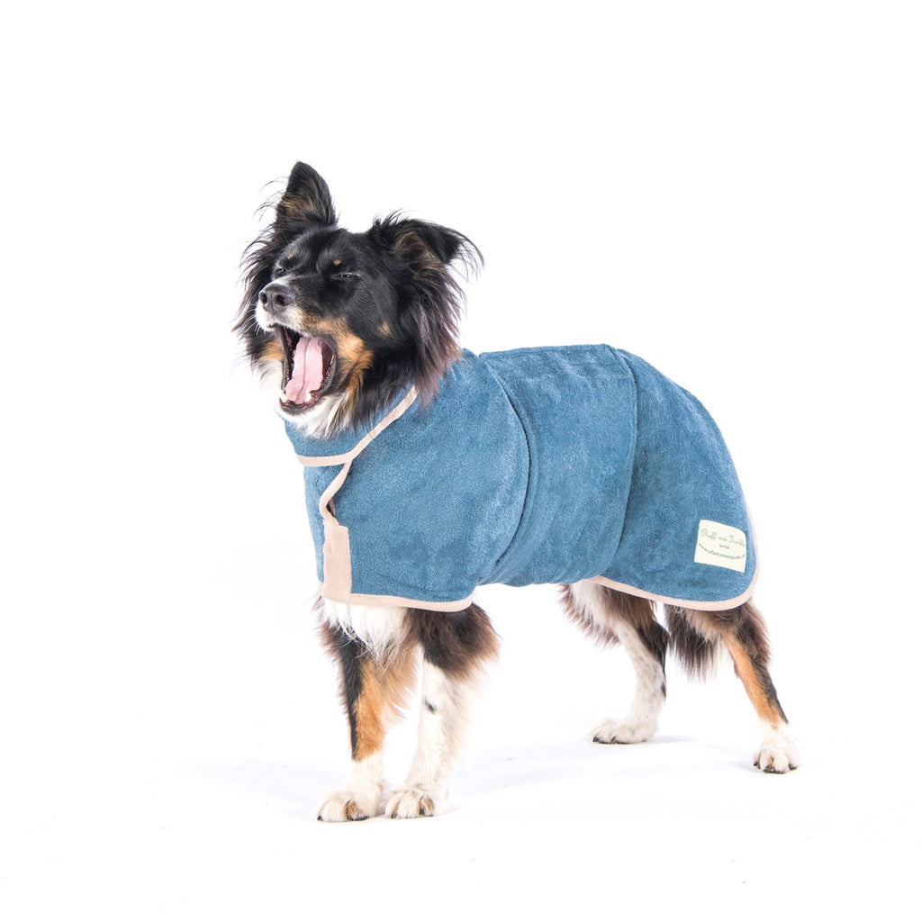 Ruff And Tumble Dog Drying Coat Blue | Country Ways