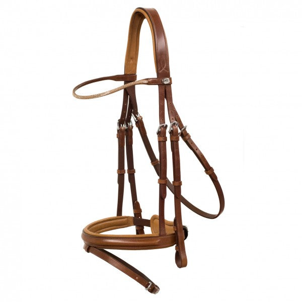 Schockemohle Delaware Bridle Vintage Nougat/Silver | Country Ways