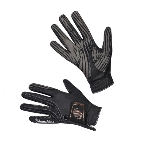 Samshield Glove V-Skin Swarovski Black/Rose Gold | Country Ways